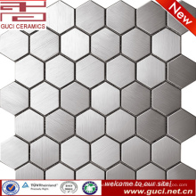 China Fabrik liefern große Hexagonal Edelstahl Mosaikfliesen